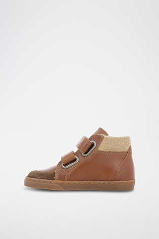 Bottines en cuir - Marron