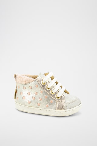 Bottines en cuir de chèvre - Doré