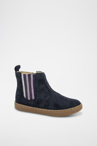 Bottines en cuir - Noir