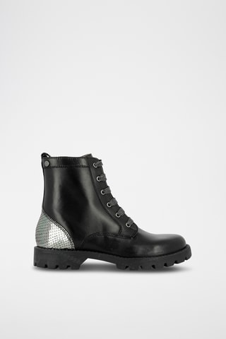 Bottines en cuir - Noir