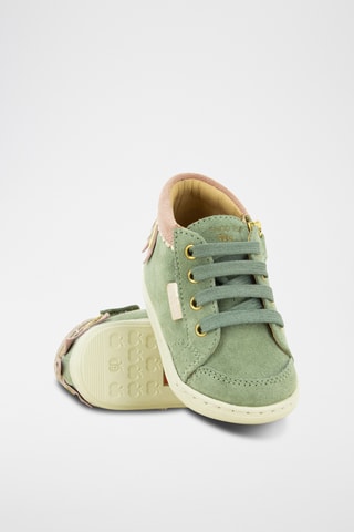 Baskets en nubuck - Vert