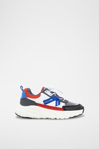 Baskets - Gris foncé et blanc