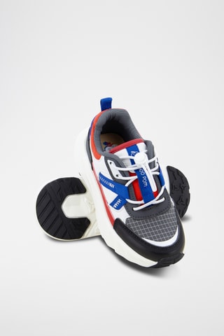 Baskets - Gris foncé et blanc