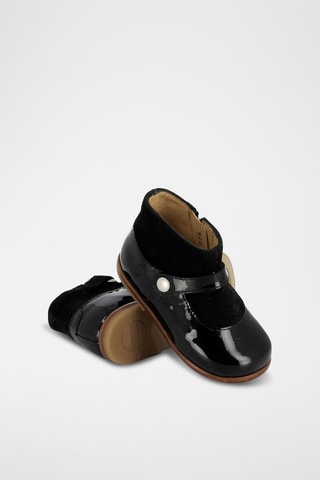 Bottines en cuir - Noir