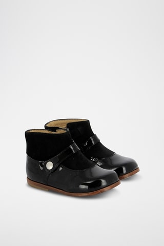 Bottines en cuir - Noir