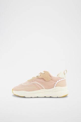 Baskets en nubuck - Rose poudré