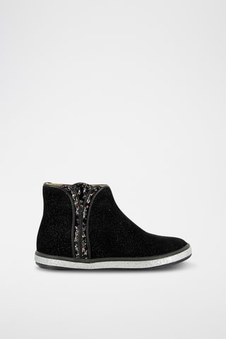 Bottines en nubuck - Noir