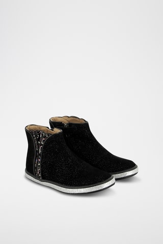 Bottines en nubuck - Noir