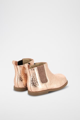 Bottines en cuir - Doré