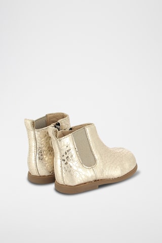 Bottines en cuir - Doré
