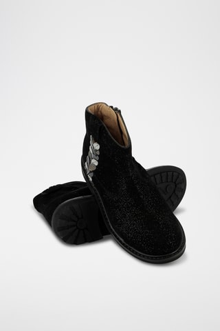 Bottines en nubuck - Noir