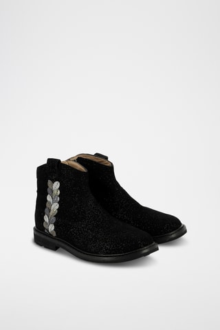 Bottines en nubuck - Noir