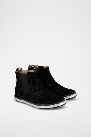 Bottines en nubuck - Noir