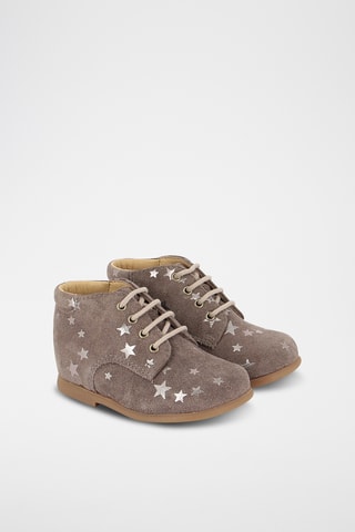 Bottines en nubuck - Rose