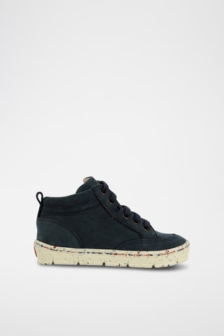 Bottines en cuir - Bleu nuit 