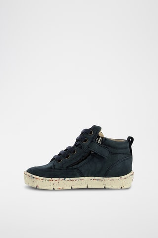 Bottines en cuir - Bleu nuit 