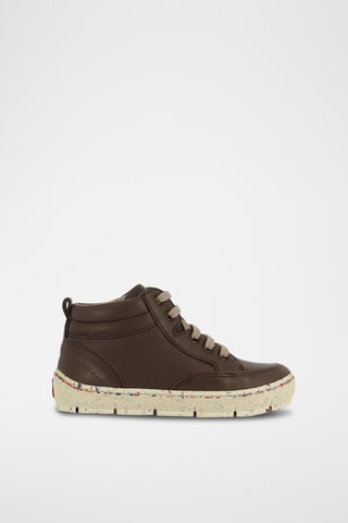 Bottines en cuir - Taupe