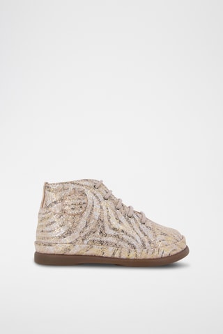 Bottines en cuir - Nude