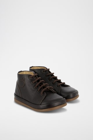 Bottines en cuir - Marron