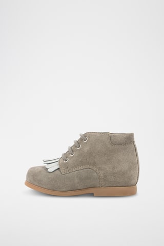 Bottines en nubuck - Gris foncé