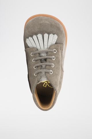 Bottines en nubuck - Gris foncé