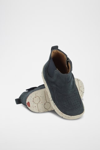 Bottines en cuir - Bleu marine