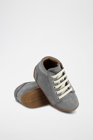 Bottines en cuir - Gris