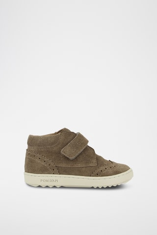 Baskets en nubuck - Taupe