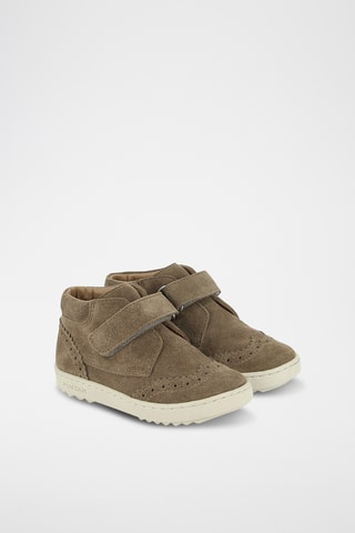 Baskets en nubuck - Taupe