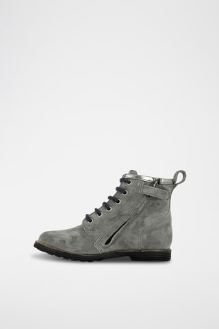 Bottines en cuir - Gris foncé