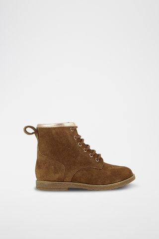 Bottines en cuir - Camel
