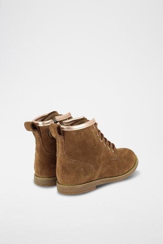 Bottines en cuir - Camel