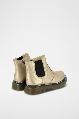 Bottines en cuir - Doré