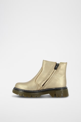 Bottines en cuir - Doré