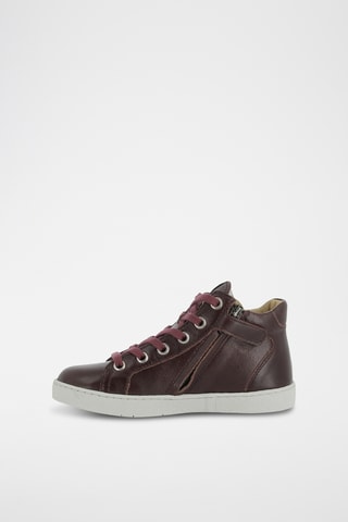 Baskets montantes en cuir - Violet