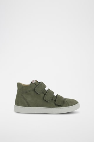 Baskets montantes en nubuck - Kaki
