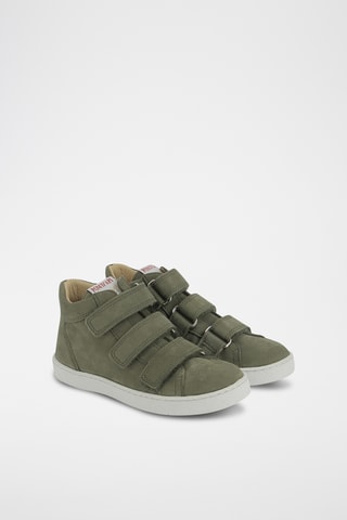 Baskets montantes en nubuck - Kaki