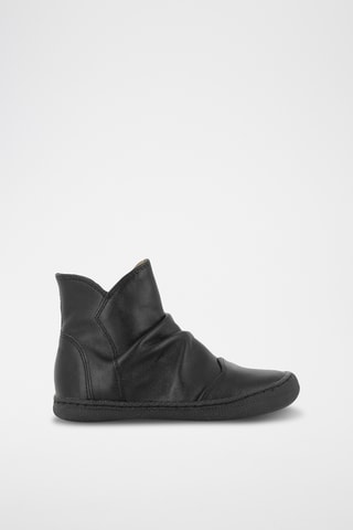 Bottines en cuir - Noir