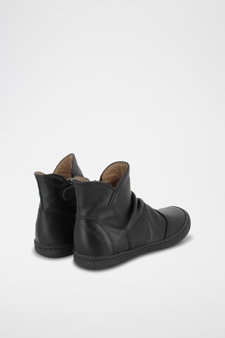 Bottines en cuir - Noir