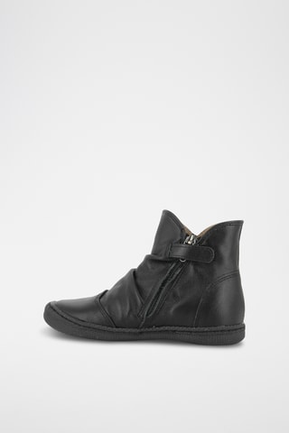 Bottines en cuir - Noir