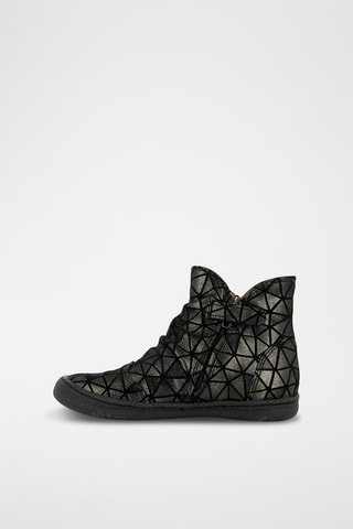 Bottines en cuir - Noir