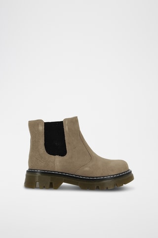 Bottines en nubuck - Taupe