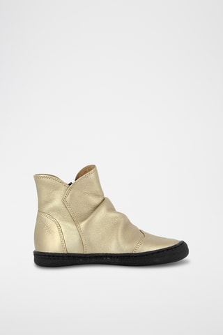 Bottines en cuir - Doré