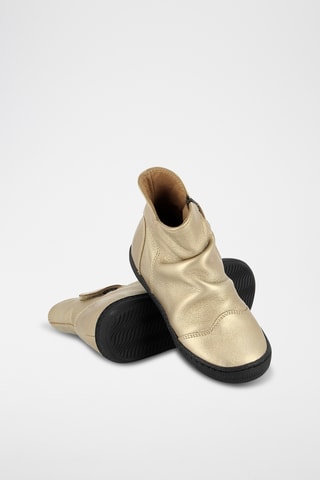 Bottines en cuir - Doré