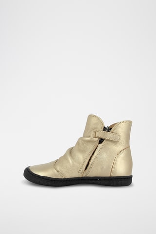 Bottines en cuir - Doré