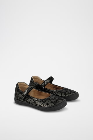 Babies en cuir - Noir