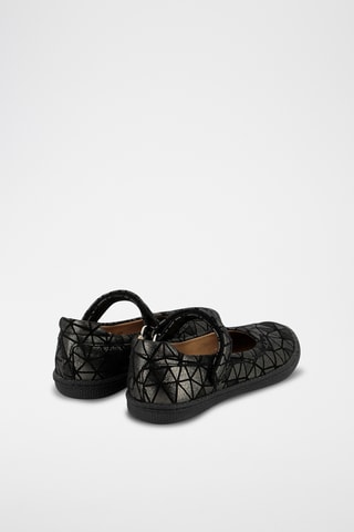 Babies en cuir - Noir