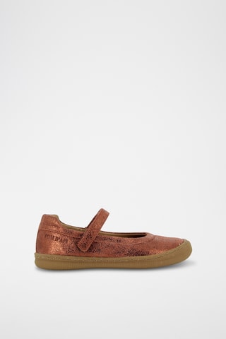 Babies en cuir - Doré rose