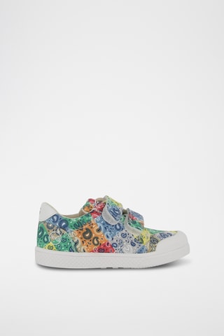 Baskets - Gris clair et vert