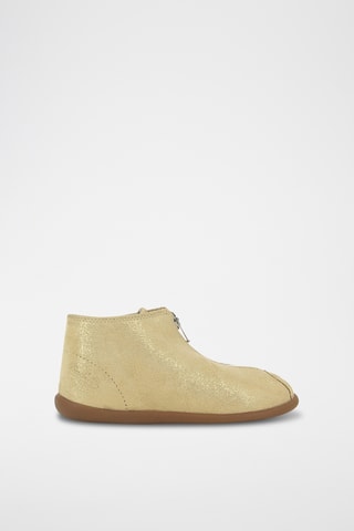 Bottines en nubuck - Doré